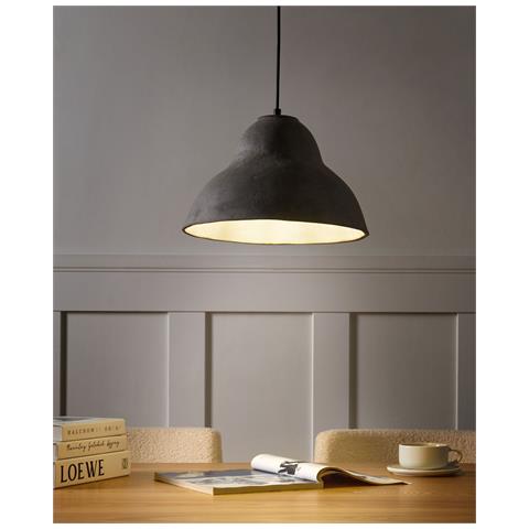 Lampadario Kabalebo Cartapesta Grigio - Foto 1