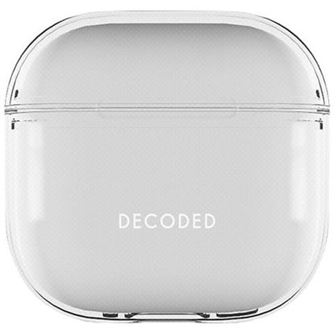 Airpods 4 Custodia In Silicone Antiurto Con Indicatore Led, Trasparente - Foto 1