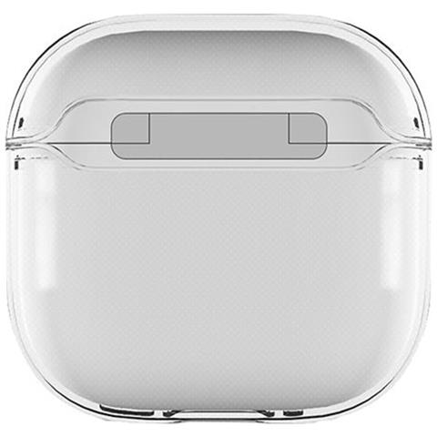 Airpods 4 Custodia In Silicone Antiurto Con Indicatore Led, Trasparente - Foto 2