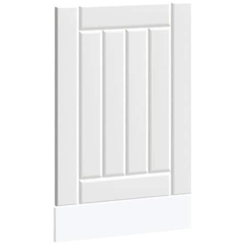 Pannello Lavastoviglie Lucca Bianco In Legno Multistrato - Foto 2