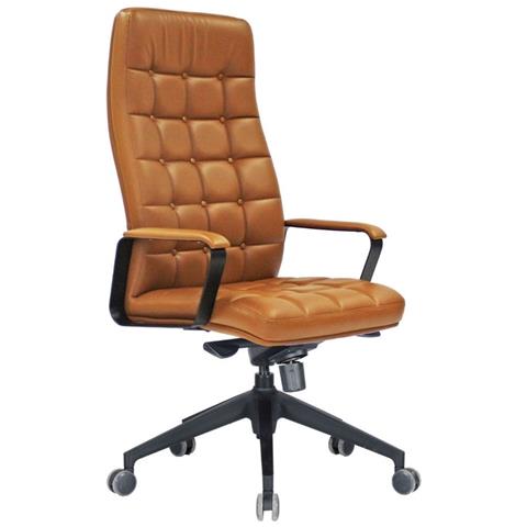 Poltrona Direzionale Ufficio Murano Cuoio - Foto 1