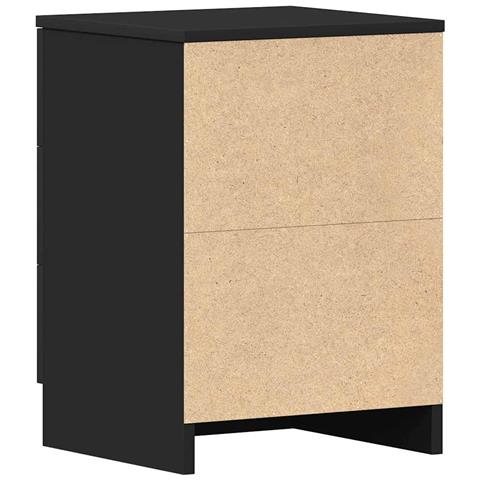 Lusso Casadino -  Comodini 2 Pz Neri 38x35x56 Cm In Legno Ingegnerizzato - Foto 8