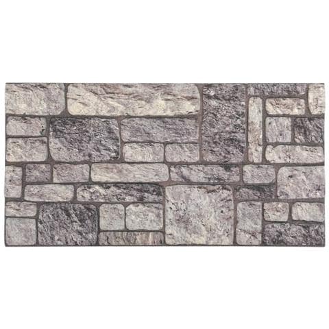 Lusso Casadino -  Pannelli Murali 3d Con Design Mattoni Grigio Chiaro 10 Pz Eps - Foto 1