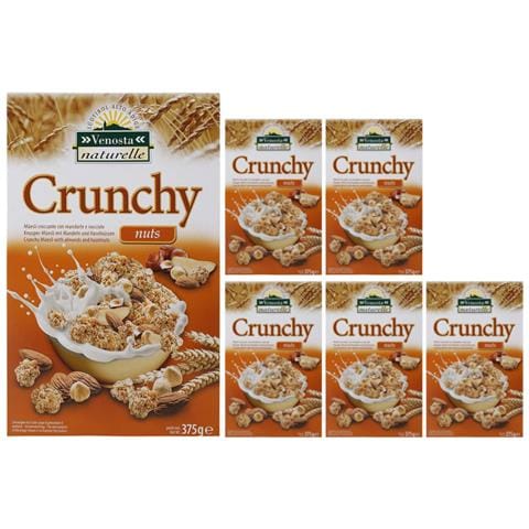 Crunchy Nuts Con Mandorle E Nocciole 6 Confezioni Da 375 Grammi - Foto 1