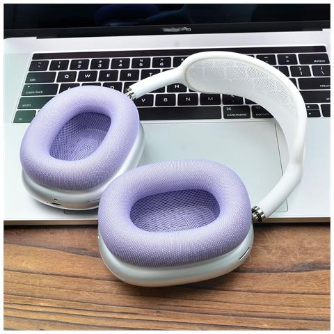 Cuscinetti Auricolari Per Apple Airpods Max, Confezione Da 2 Purple - Foto 2