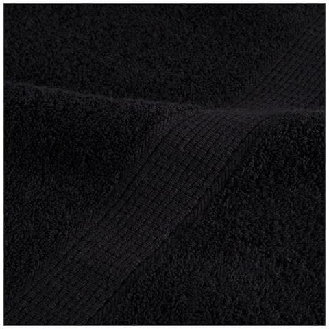 Asciugamani Premium SOLUND 4 pz Nero 30x30 cm 600 g/m² - Foto 7