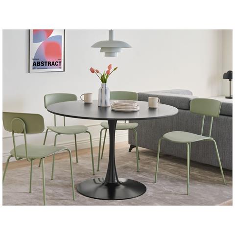 Tavolo Da Pranzo Boca Nero 120 Cm 120 Cm - Foto 1