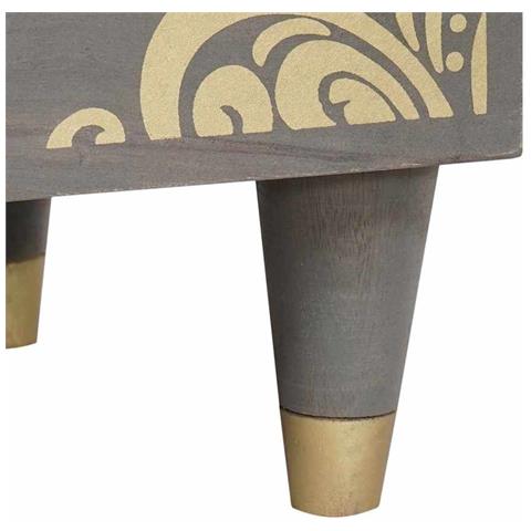 Armadio da Notte con cassetto 2 pcs Grigio 40 x 33 x 46 cm - Foto 9