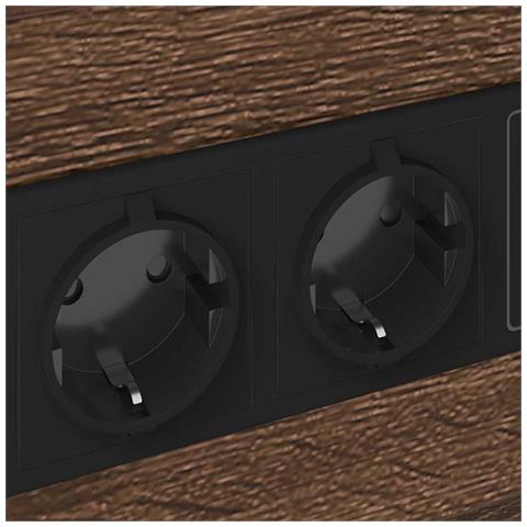 Armadio da Notte con cassetto Rovere marrone 40 x 31 x 60 cm - Foto 9