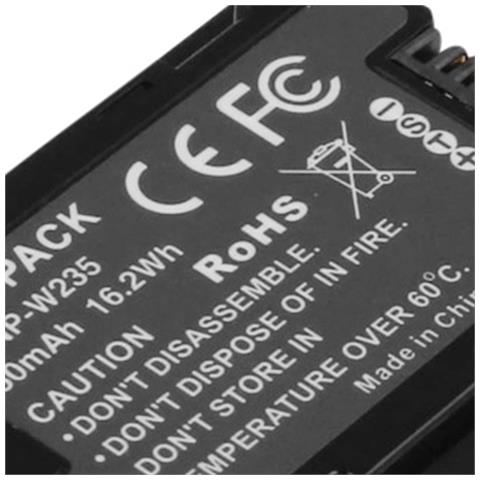 Batteria Per Fujifilm Gfx50s Ii / Np-w235 Li-ion 7,2v 2250mah 16,2wh - Foto 2