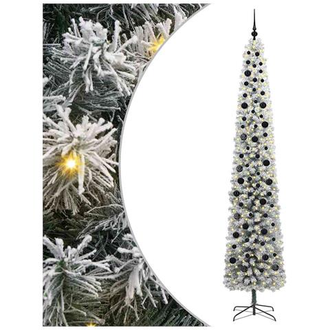 Albero di Natale artificiale con 300 LED Verde 270 cm - Foto 1