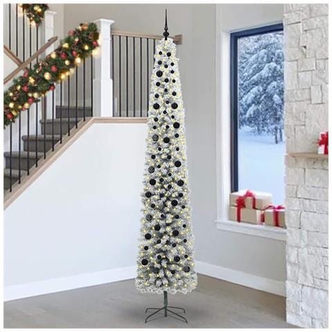 Albero di Natale artificiale con 300 LED Verde 270 cm - Foto 2