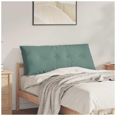 Cuscino per Schiena Verde Mare 120 x 50 cm Tessuto in Cords - Foto 2