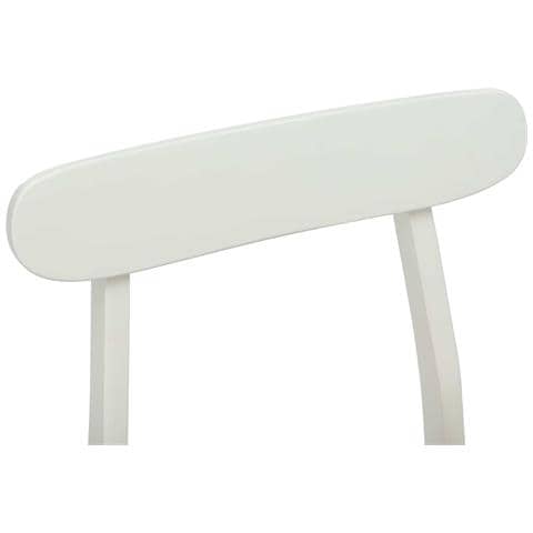 Sedia da pranzo 2 pcs Bianco e Naturale 43 x 44,5 x 77 cm - Foto 9