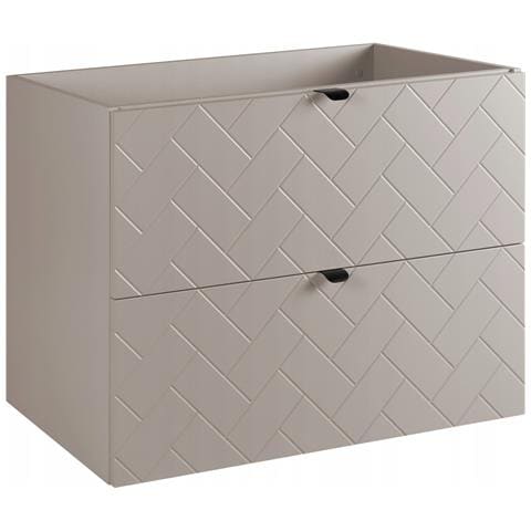 | Mobiletto 100 cm - Beige Mat - Mobili da bagno - Mobiletti - Senza ripiano - Beige Library - Foto 9