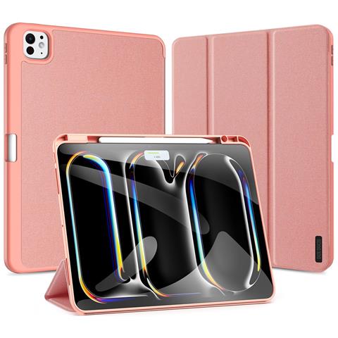 Cover per iPad Pro 13 (2024) - Pelle /PU, Rosa, Auto Wake /Sleep - Foto 2
