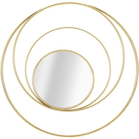Specchio Con Cornice Vkh500-oro-metallo-80x3,5x80 Cm - Foto 1