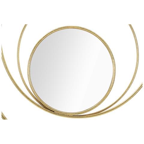 Specchio Con Cornice Vkh500-oro-metallo-80x3,5x80 Cm - Foto 2