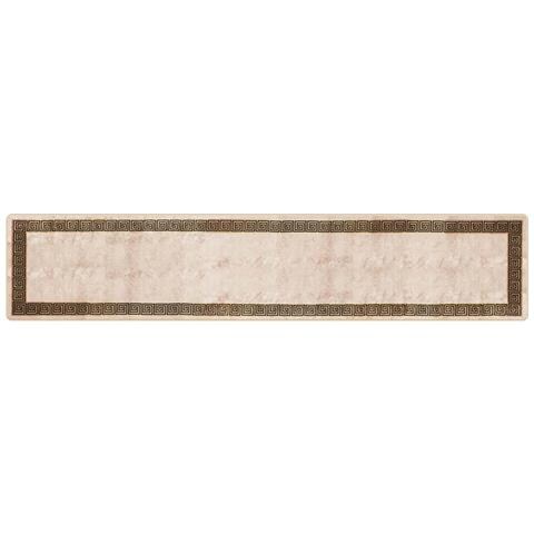 Runner Tappeto MARSA Nero 80 x 400 cm Poliestere e PVC - Foto 1