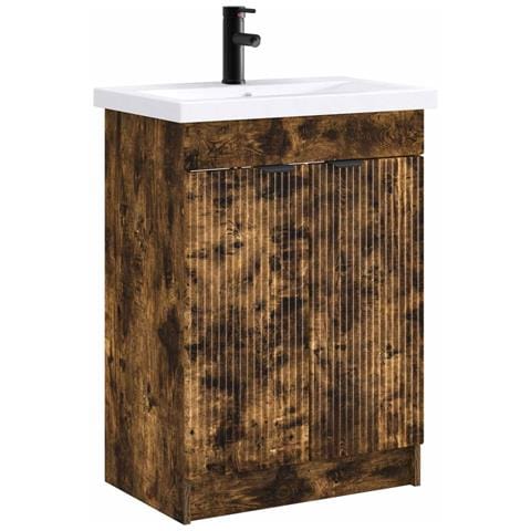 Set di mobili per il bagno Rovere Fumo 56 x 37,5 x 81 cm - Foto 1