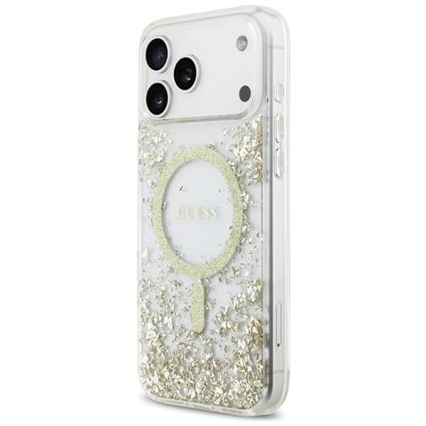 Custodia Iphone 17 Pro Max Guess Dorata Con Glitter - Una Scelta Elegante - Foto 2