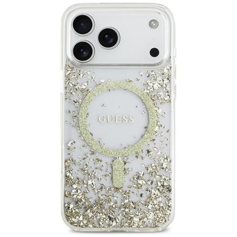 Custodia Iphone 17 Pro Max Guess Dorata Con Glitter - Una Scelta Elegante - Foto 3
