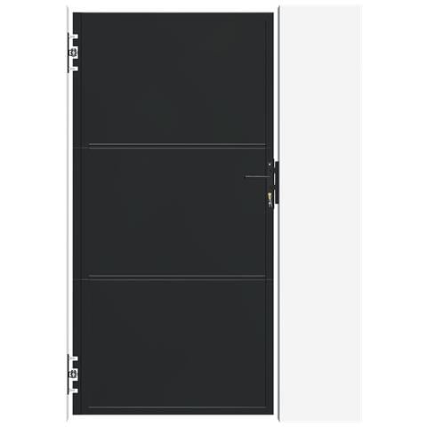 Cancello in acciaio nero opaco 1m NALI H. 200cm - Foto 3