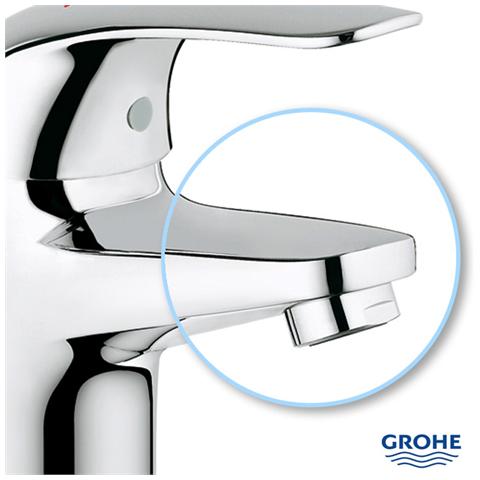 Rubinetto Cromato Lavabo Miscelatore Monocomando Per Lavello Euroeco - Foto 2