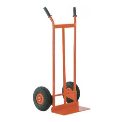 Carrello Da Trasporto In Acciaio, Portata 200 Kg, Pala Fissa 40x19 Cm, Manopole Antiscivolo - Foto 2