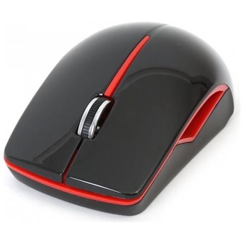Mouse Pm-417 Wireless 2.4ghz 1200dpi Black / red With Nano Usb Receiver - Foto 1