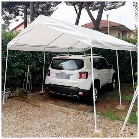 Athesis - Gazebo Per Auto In Acciaio - Foto 4