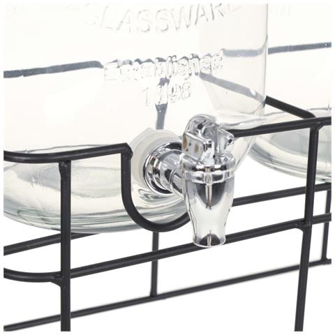 Distributori Di Bevande 2 Pz Da 4 L Con Supporto Vetro - Foto 5