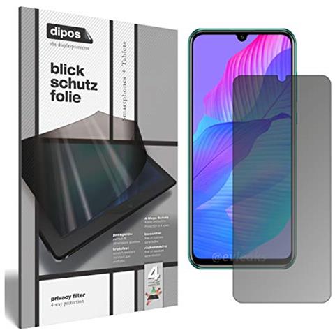 Dipos Pellicola Protettiva Privacy 4 Lati Per Huawei P Smart (2019) - Anti-Sguardi, Resistente Ai Graffi, Made In Germany - 3