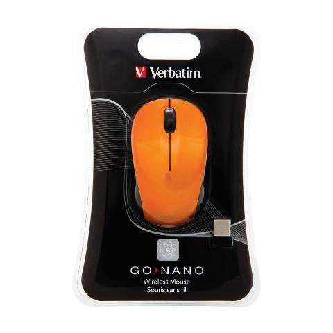 GO NANO, RF Wireless, Ufficio, Rotella, Arancione, Ambidestro, Batterie - Foto 4