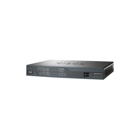Servizi router wireless integrati Cisco 892F - IEEE 802.11n - ISM band - Banda UNII - 54 Mbps Velocità wireless - 8 x Porta di rete - 1 x Porta banda larga - USB Desktop - Foto 1