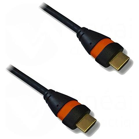 XVHD54NOC 1.5m HDMI Type A (Standard) HDMI Type A (Standard) Nero, Arancione cavo HDMI - Foto 1