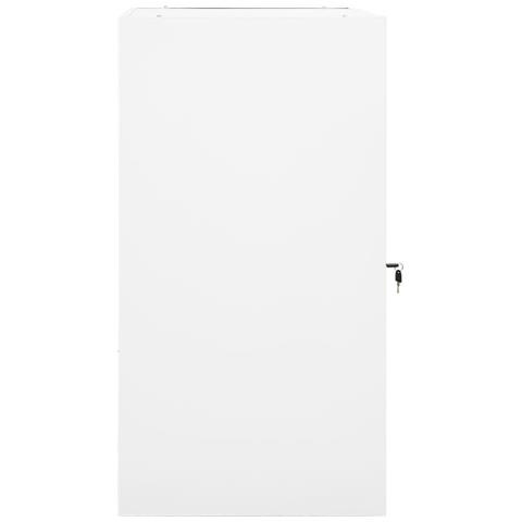 Armadio Porta Sella Bianco 53x53x105 Cm In Acciaio - Foto 2