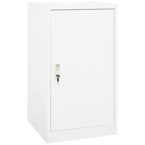 Armadio Porta Sella Bianco 53x53x105 Cm In Acciaio - Foto 1