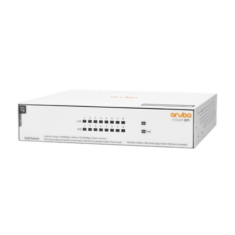 Switch Aruba Instant On 1430 8 Porte Ethernet PoE 10 / 100 / 100 Mbps RJ45 Unmanaged - Foto 2