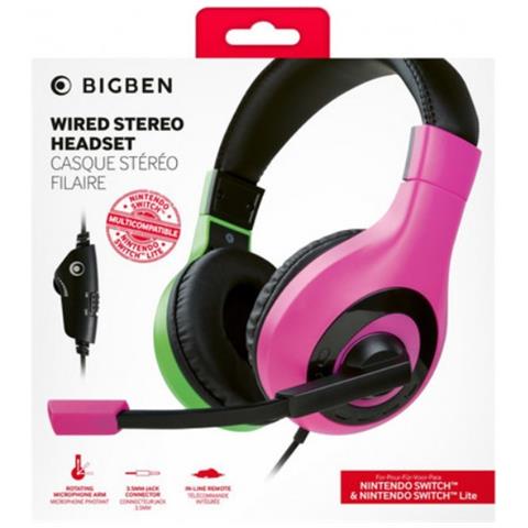 Wired Stereo Gaming Headset V1 Auricolare Cablato A Padiglione Giocare Nero, Verde, Rosa - Foto 5