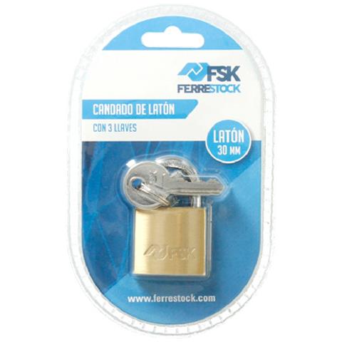 Lucchetto Con Chiave Ferrestock 30 Mm - Foto 1
