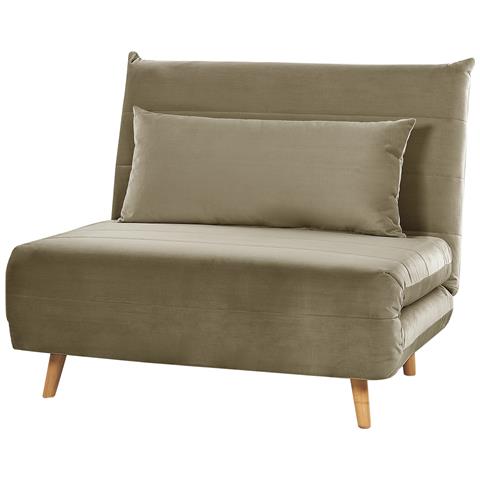 Divano Letto Singolo Setten Velluto Verde Oliva - Foto 2