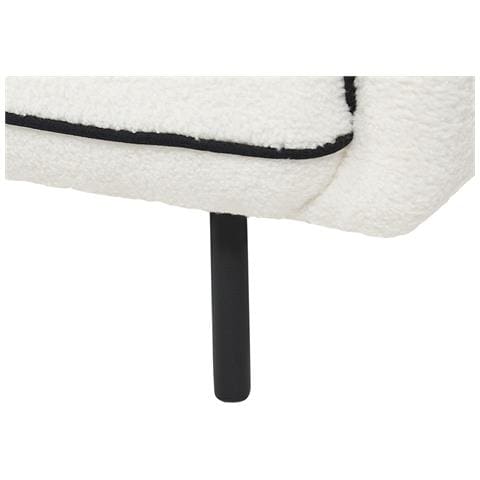 Divano 3 Posti Tonsberg Bouclé Bianco - Foto 8