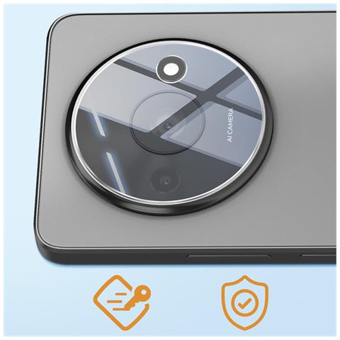 2x Proteggifotocamera Per Redmi A3 5g Vetro Temperato Smussato 2,5d - Foto 5