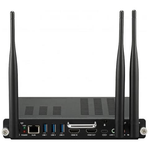 VPC-A31-O1 PC /stazione di lavoro 8 GB DDR4-SDRAM 128 GB SSD Slot-in PC Mini PC Nero - Foto 2
