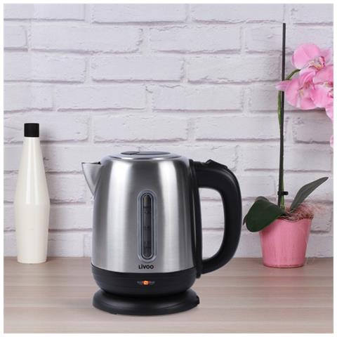 DOD182 Bollitore Elettrico 1,2 L 1630 W Colore Nero /Acciaio Inox - Foto 2