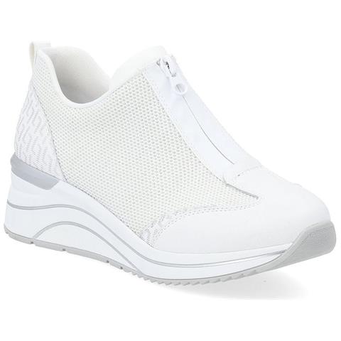 Leisure Trainers White Sneakers Tessile Scarpe Donna Bianco Eu 39, D0t07-80 - Foto 1