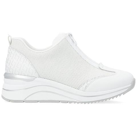 Leisure Trainers White Sneakers Tessile Scarpe Donna Bianco Eu 39, D0t07-80 - Foto 2