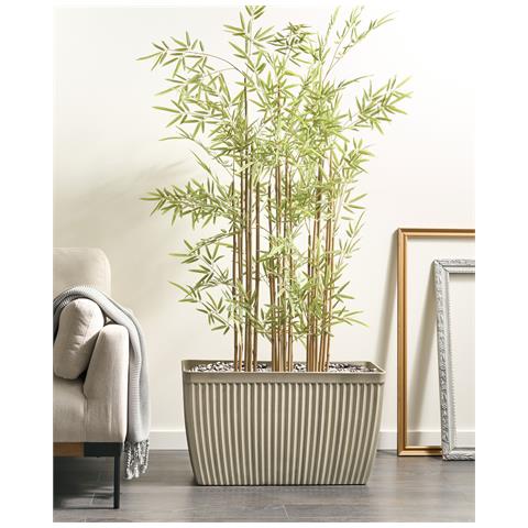 Vaso Per Piante Sisal Materiale Sintetico 73 Cm Beige - Foto 1