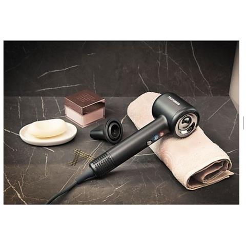 Asciugacapelli M09230 con 5 Livelli di Temperatura e 3 Livelli di Velocità Potenza 1800 W Colore Nero - Foto 7